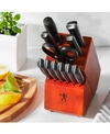 J.a. Henckels Henckels Dynamic Cutlery & Cherry Wood Block 12-pc. Set In Cherry