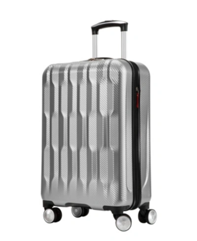 Ricardo Kings Canyon 21" Hardside Carry-on Spinner In Silver-tone