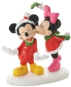 Department Five Mickey's Christmas Village Mickey's Christmas Kiss In Multi