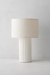 Urban Outfitters Tristan Ceramic Table Lamp In White