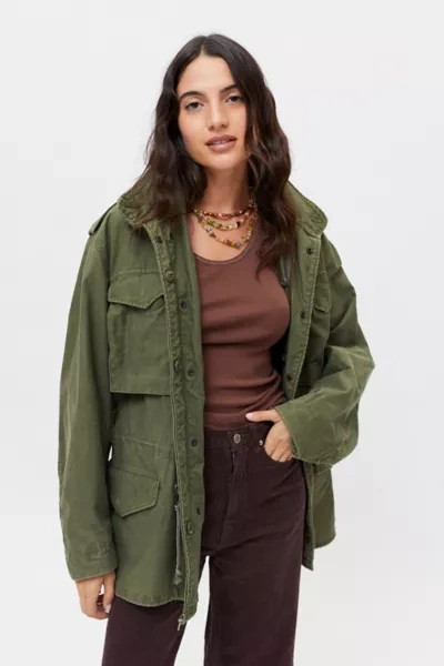 Urban Renewal Vintage Field Jacket In Green