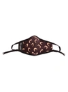 Marine Serre Crescent Moon-print Recycled-fibre Face Covering In 08