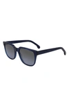 Paul Smith Aubrey 54mm Rectangle Sunglasses In Grey / Navy