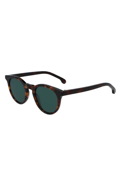 Paul Smith Archer 47mm Round Sunglasses In Tortoise