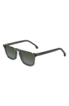 Paul Smith Belmont 50mm Rectangle Sunglasses In Khaki Crystal