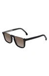 Paul Smith Belmont 50mm Rectangle Sunglasses In Black Ink