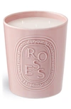 DIPTYQUE ROSE SCENTED CANDLE, 21.1 OZ,RO600