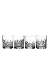 Waterford Lismore Evolution Set Of 4 Lead Crystal Tumblers In Crystal