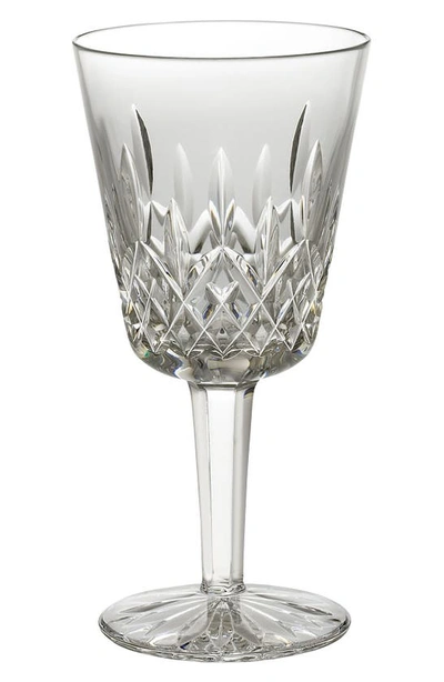 Waterford 'lismore' Lead Crystal Goblet In Clear
