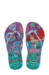 Havaianas Kids' Disney Princess Flip Flop In Quiet Lilac