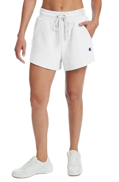 Champion Reverse Weave Shorts In White