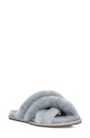 Ugg Women's Scuffita Sheepskin Sandals In Ash Fog