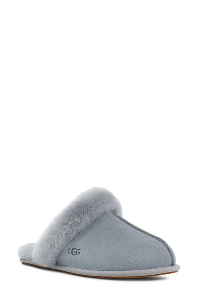 Ugg Womens Scuffette Ii Slipper In Cobble Grey In Light Blue