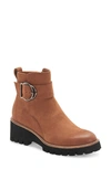 Blondo Women's Dagger Waterproof Booties In Cognac Nub