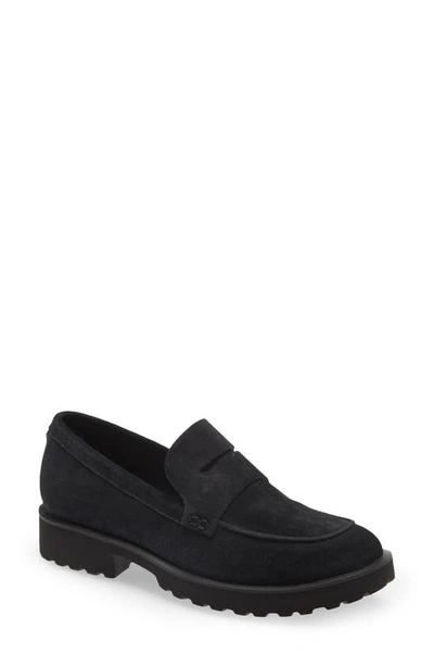 Cole Haan Newburg Lug Loafer In Wp Black S