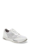 Sas Tour Mesh Sneaker In Silver Leather