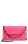 Stella Mccartney Mini Falabella Shaggy Dear Faux Leather Crossbody Bag In 5100 Bilberry