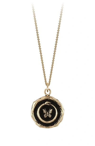 Pyrrha Uncrushable Gold Pendant Necklace In 14k Gold