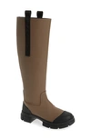 GANNI RECYCLED RUBBER COUNTRY BOOT,S1595