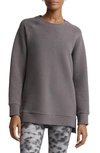 Varley Manning Sweatshirt In Deep Charcoal