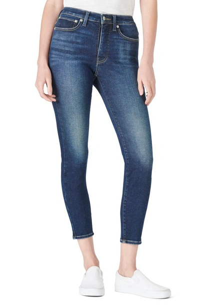 Lucky Brand Curvy High Waist Skinny Jeans In Blue