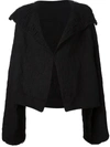 Yohji Yamamoto Oversized Jacket In Schwarz