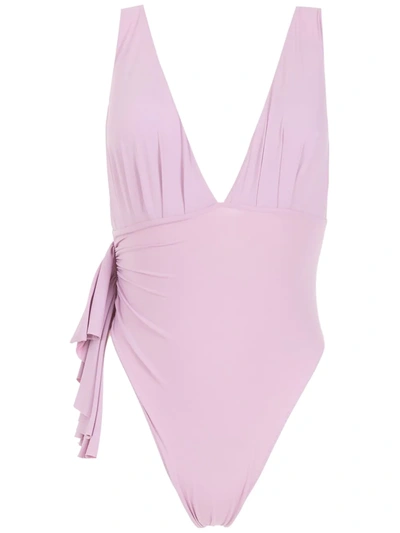 Clube Bossa Unika High-leg Swimsuit In Violett