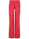 Clube Bossa Avenar Straight Trousers In Rot