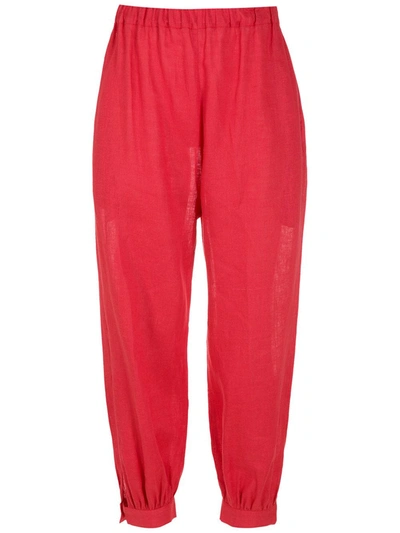 Clube Bossa Sam Cropped Trousers In Rot