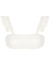 Clube Bossa Zarbo Bikini Top In Weiss