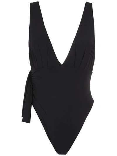 Clube Bossa Unika High-leg Swimsuit In Schwarz