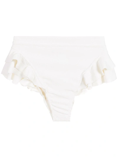 Clube Bossa Turbe Bikini Bottom In Weiss