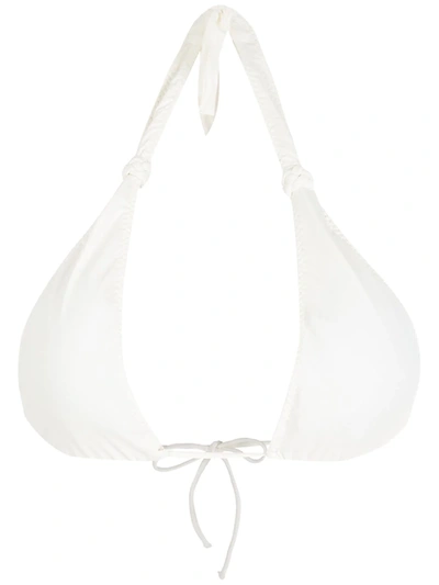 Clube Bossa Rings Bikini Top In Weiss