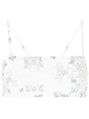 MACGRAW ABBEY PRINTED CROP TOP