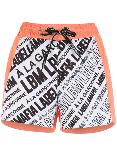 À La Garçonne + Labellamafia Running Shorts In Orange