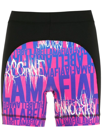 À La Garçonne Logos  + Labellamafia Cycling Shorts In Black