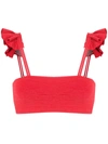 Clube Bossa Zarbo Bikini Top In Rot