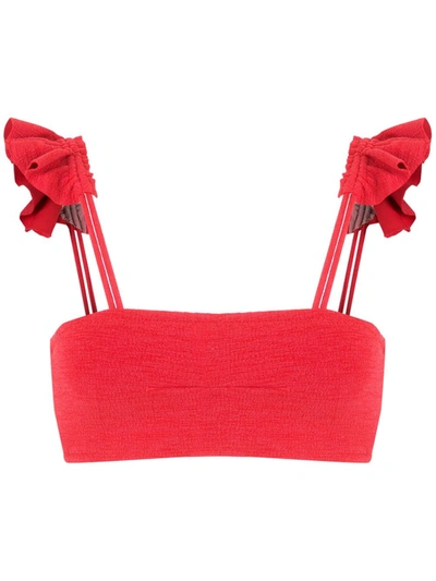 Clube Bossa Zarbo Bikini Top In Rot