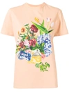 GOLDEN GOOSE FLORAL-PRINT T-SHIRT