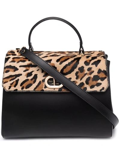 Dee Ocleppo Parma Pony Satchel Tote In Schwarz