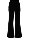 COSTARELLOS FLARED HIGH-WAISTED TROUSERS