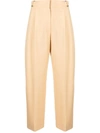 REJINA PYO HIGH-WAISTED TAILORED CROPPED TROUSERS
