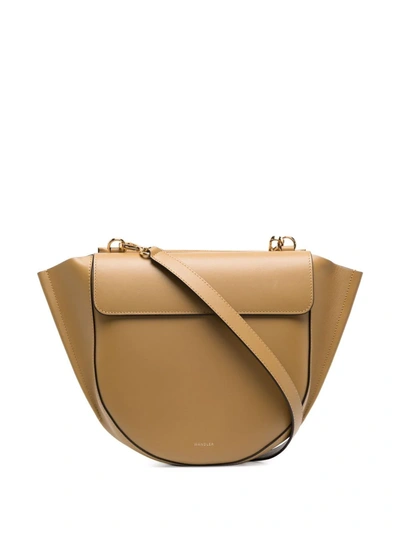 Wandler Medium Hortensia Leather Shoulder Bag In Brown