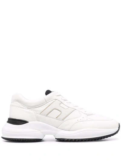Hogan Interaction Low-top Sneakers In Weiss