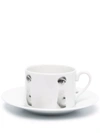 FORNASETTI GRAPHIC-PRINT PORCELAIN TEA SET