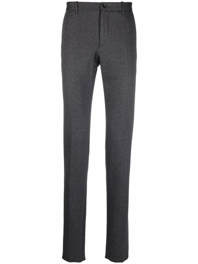 Incotex Mid-rise Straight-leg Tousers In Grey