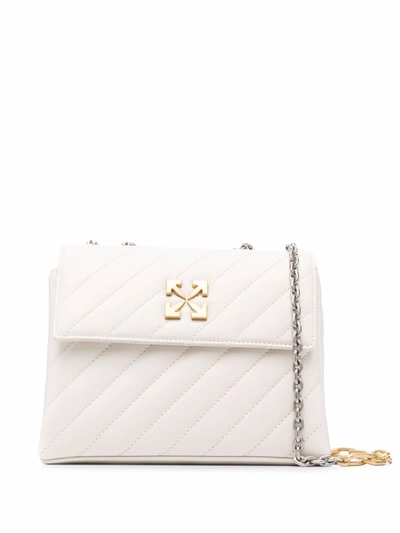 Off-white Jackhammer-24 Shoulder Bag In Nude