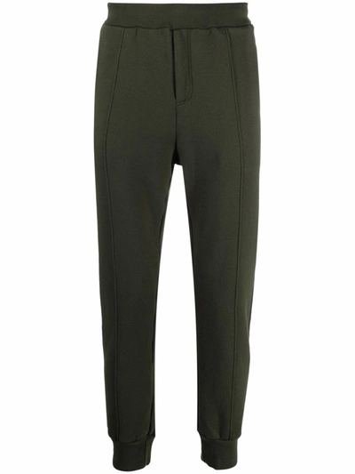 Undercover Slip-on Cotton Track Trousers In Khaki Green
