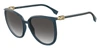 Fendi Grey Shaded Ladies Sunglasses Ff 0432/g/s 0pjp 59 In Blue,grey