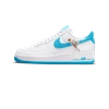Nike X Space Jam Air Force 1 Low Sneakers In White / Lt Blue Fury-white